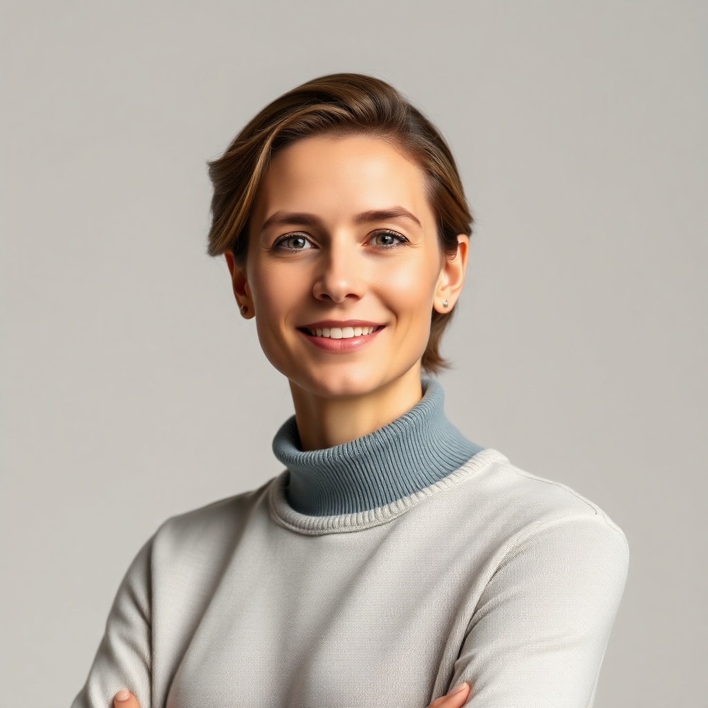 Studio-quality AI portrait